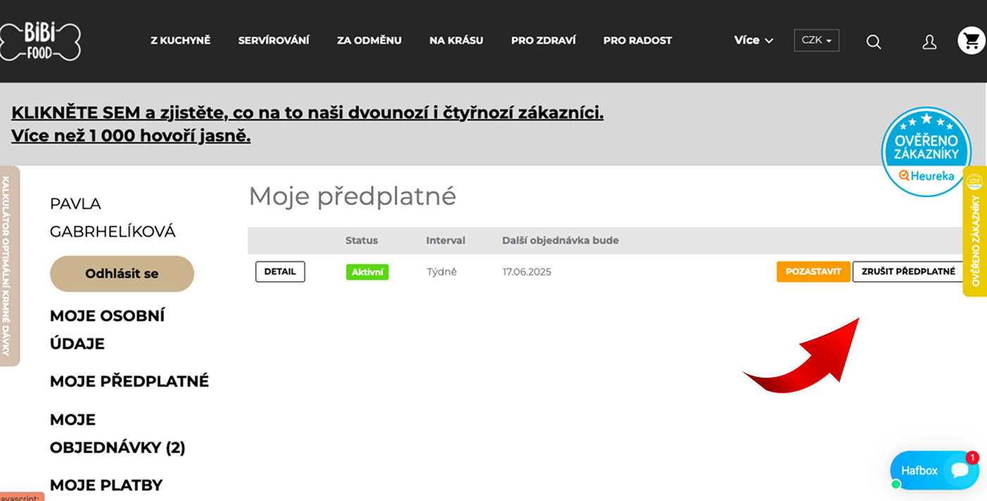opakovaný nákup_pozastavit_zrušit